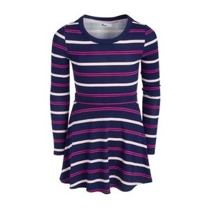 Epic Threads Striped Long-Sleeve Skirt & Top Set